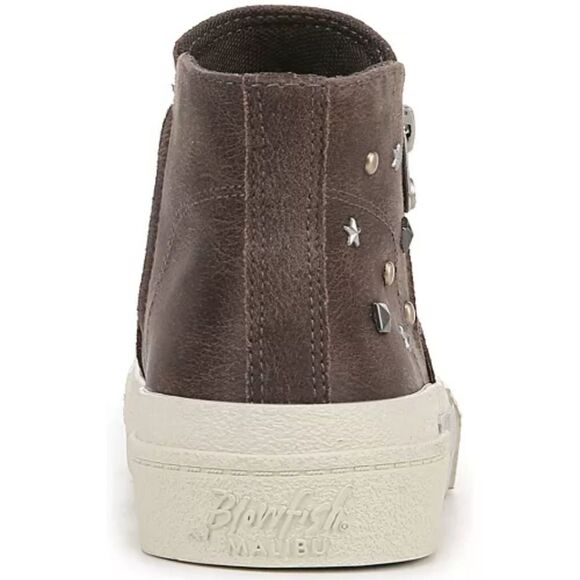 🆕️👟Wave-Zip Sneaker Boot - Blowfish Malibu, Charcoal Faux Suede, Sz 8 - Picture 3 of 7